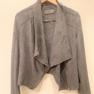 BlankNYC Suede Moto Jacket